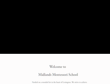 Tablet Screenshot of midlandsmontessorischool.com